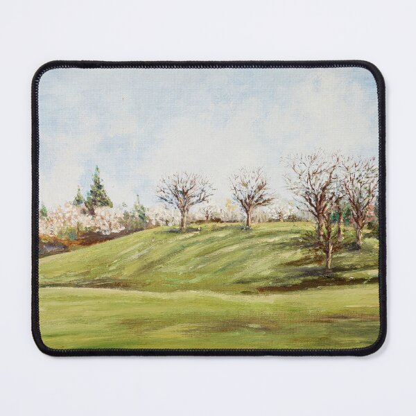 Item preview, Spring afternoon of an English park oil painting  designed and sold by ColorandColor.