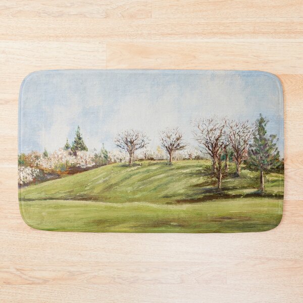 Item preview, Spring afternoon of an English park oil painting  designed and sold by ColorandColor.