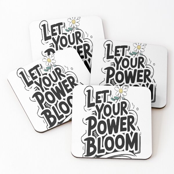 Item preview, daily mantra let your power bloom designed and sold by Modesigny.