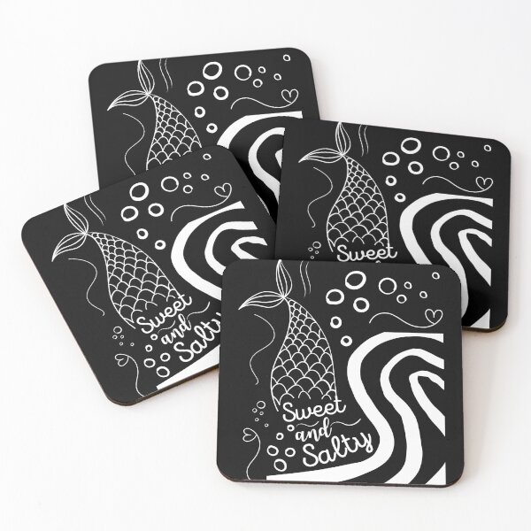 Item preview, Sweet and Salty Mermaid Saying Graphic designed and sold by Renata Illustrata.