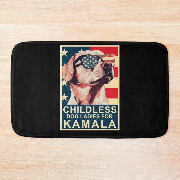 Item preview, Childless Dog Lady Kamala Shirt, Ladies for Kamala Harris President 2024  designed and sold by trendyzcom.