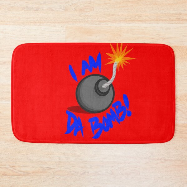 Item preview, I Am Da Bomb Royal Blue Font Design designed and sold by EZPAINT.