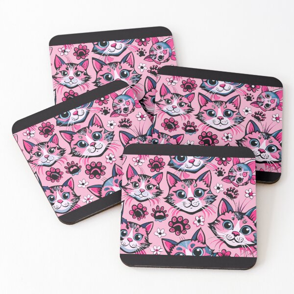 Item preview, Little pink cats by Acmegifts designed and sold by Juliet  Thomas.