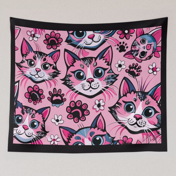 Item preview, Little pink cats by Acmegifts designed and sold by Juliet  Thomas.