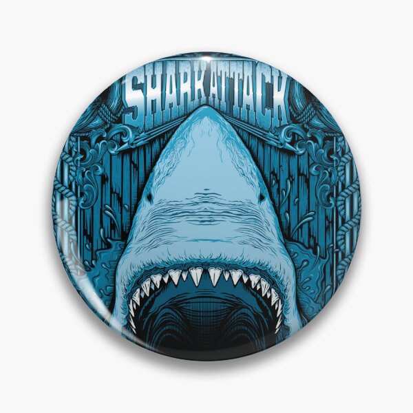 Item preview, Shark Attack Blue designed and sold by Luiz-HDB.