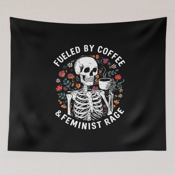 Item preview, Funny Fueled By Coffee & Feminist Rage Feminism Coffee Lovers designed and sold by Creatiforge.