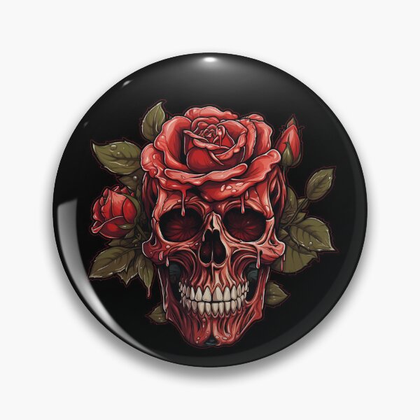 Item preview, Rose Skull designed and sold by FreakamaGeek.