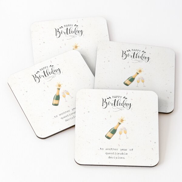Item preview, Fun Birthday Cheers - Another Year of Questionable Decisions designed and sold by Meg Mango.