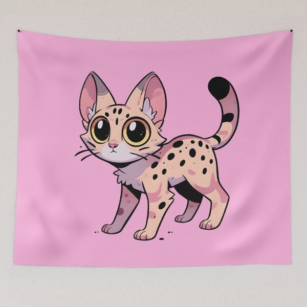 Item preview, Cute savannah cat designed and sold by Anna Halasek.