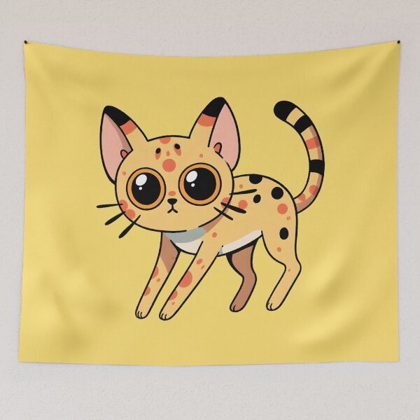 Item preview, Cute savannah cat designed and sold by Anna Halasek.