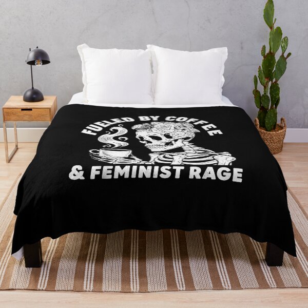 Item preview, Funny Fueled By Coffee & Feminist Rage Feminism Coffee Lovers designed and sold by Creatiforge.