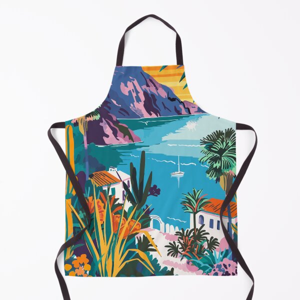 Item preview, Aeolian Islands Italy Art Illustration designed and sold by LVTFCOarts.