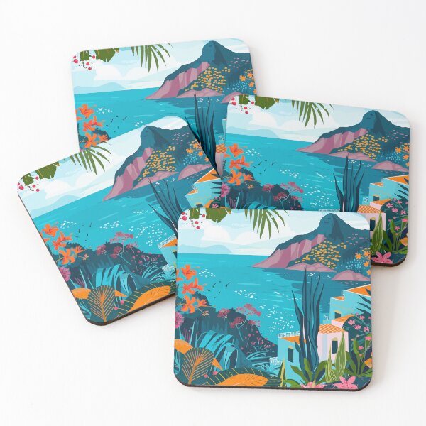 Item preview, Aeolian Islands Art Italy Illustration designed and sold by LVTFCOarts.