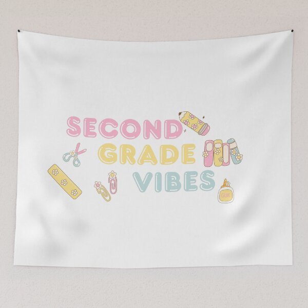 Item preview, Second Grade Vibes Pastel Back To School designed and sold by Samantha Trego.