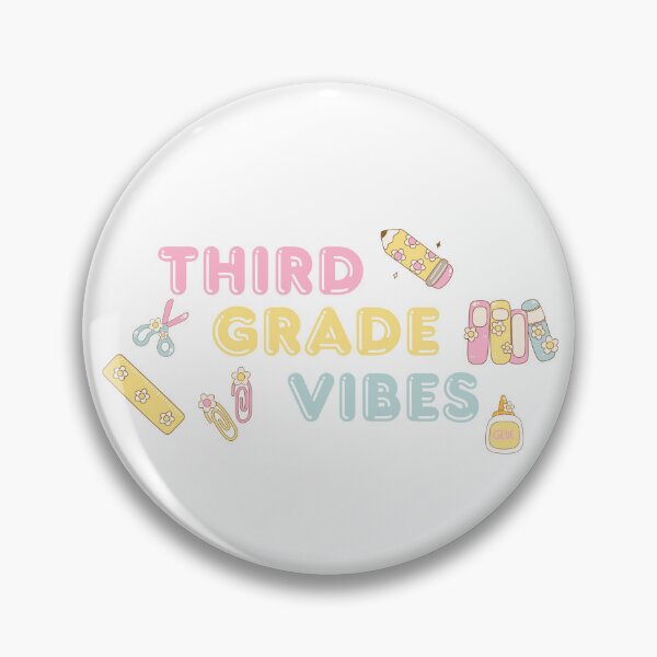 Item preview, Third Grade Vibes Pastel Back To School designed and sold by Samantha Trego.