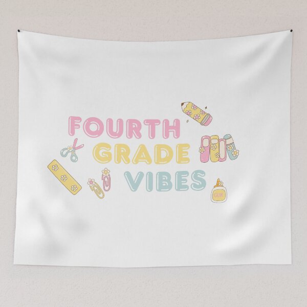 Item preview, Fourth Grade Vibes Pastel Back To School designed and sold by Samantha Trego.
