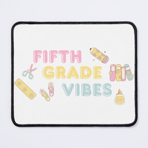 Item preview, FIfth Grade Vibes Pastel Back To School designed and sold by Samantha Trego.