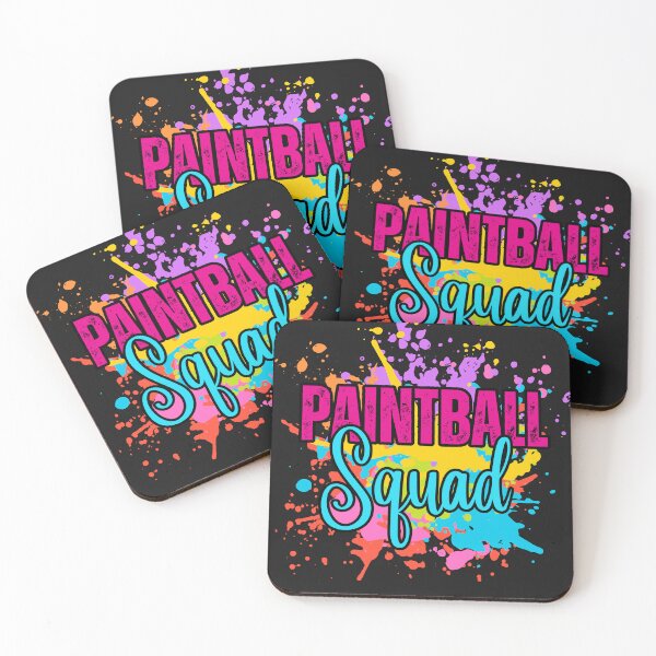 Item preview, Colorful Paintball Squad Paintball Splatter designed and sold by AlienOccupation.