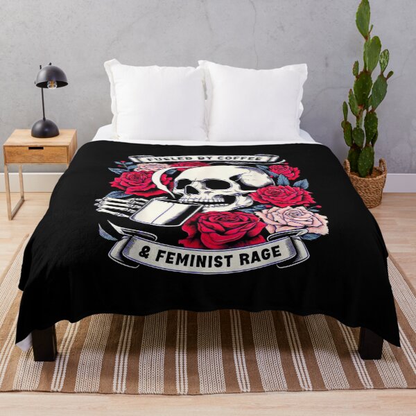 Item preview, Funny Fueled By Coffee & Feminist Rage Feminism Coffee Lovers designed and sold by Creatiforge.