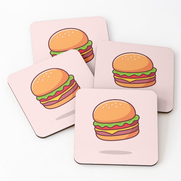 Item preview, Burger Food Floating Cartoon Vector Icon Illustration designed and sold by hjian8219.