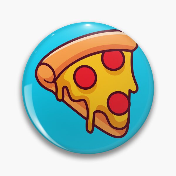 Item preview, Slice of Pizza Floating Cartoon Vector Icon Illustration designed and sold by hjian8219.