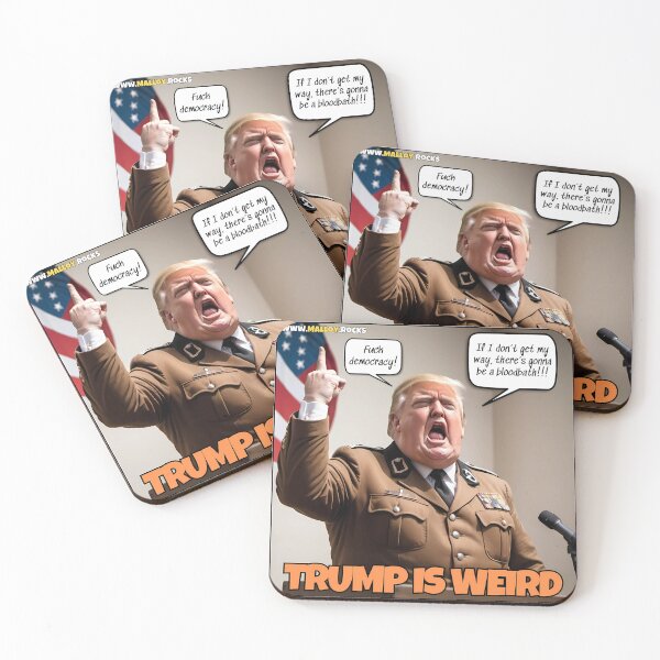 Item preview, Trump is weird: F*ck Democracy designed and sold by Malloy.rocks.