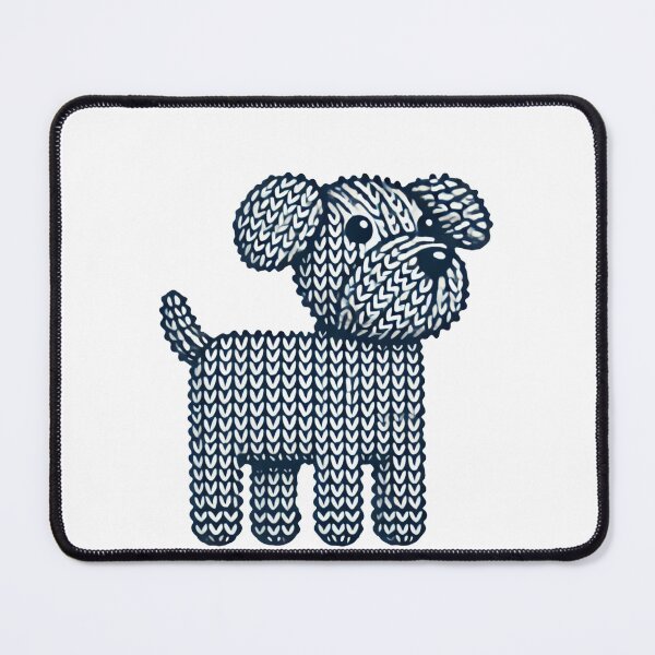 Item preview, Knitted dog designed and sold by improv-biber.