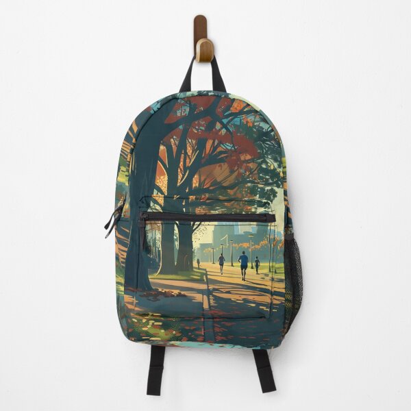 Item preview, Morning Jogging Park Scene designed and sold by Alin Richard Iovănuț.