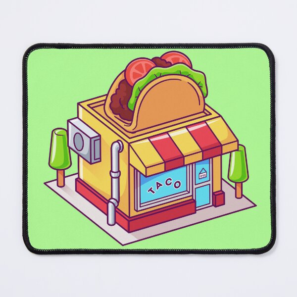 Item preview, Taco Shop Building Isometric Cartoon Vector Icon Illustration designed and sold by hjian8219.