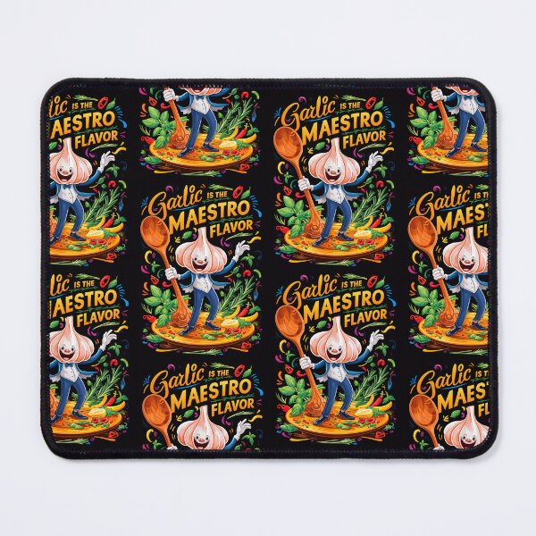 Item preview, Garlic Is The Maestro Flavor Funny Food Quote designed and sold by TheArtOfPat.