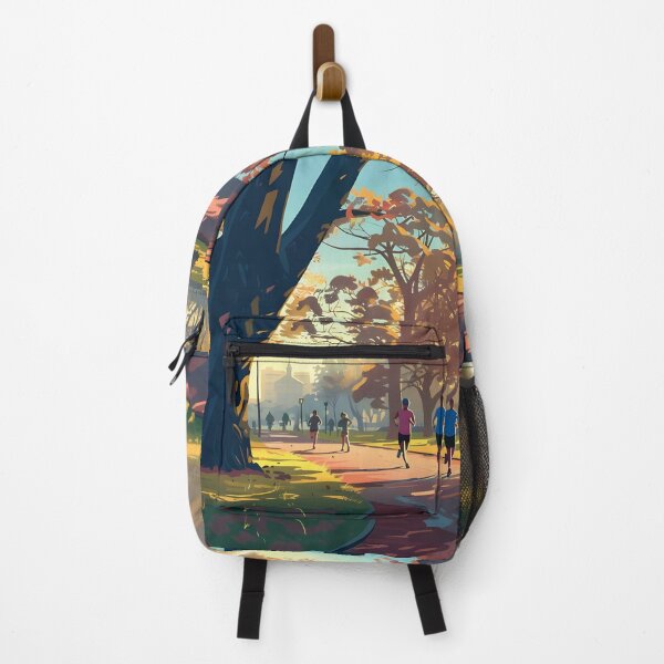 Item preview, Morning Jogging Park Scene designed and sold by Alin Richard Iovănuț.