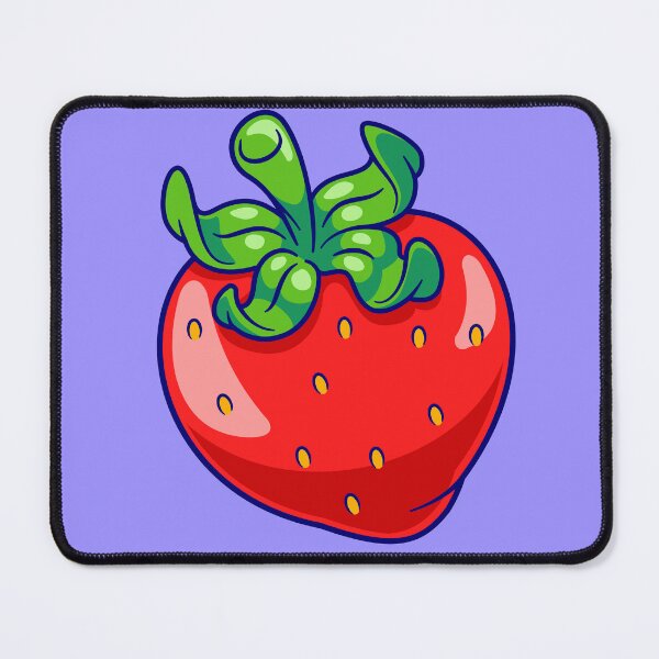 Item preview, Floating Strawberry Cartoon Vector Icon Illustration designed and sold by hjian8219.