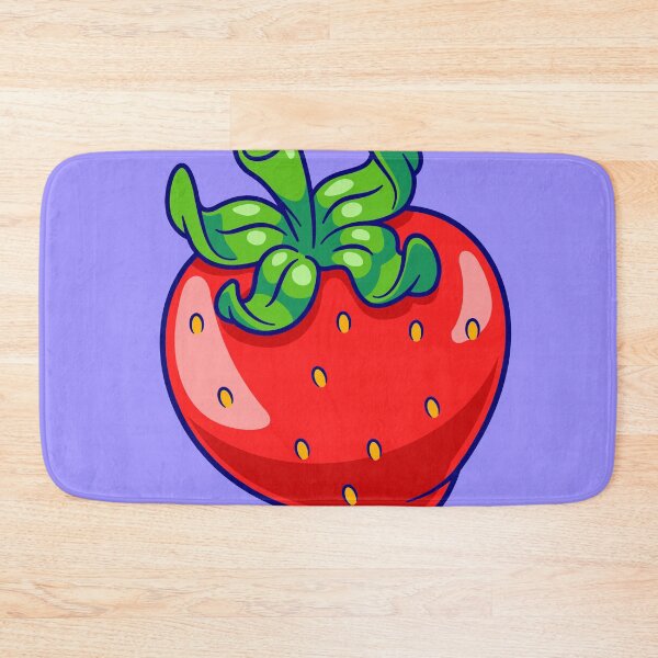 Item preview, Floating Strawberry Cartoon Vector Icon Illustration designed and sold by hjian8219.