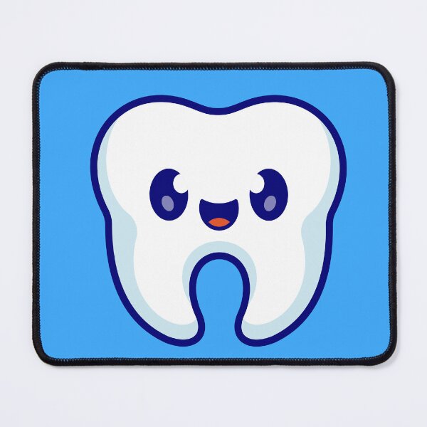 Item preview, Cute Smiling Tooth Cartoon Vector Icon Illustration designed and sold by hjian8219.