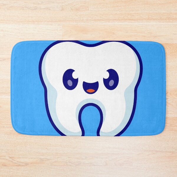 Item preview, Cute Smiling Tooth Cartoon Vector Icon Illustration designed and sold by hjian8219.
