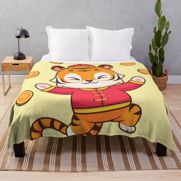 Item preview, Cute Chinese Tiger Holding Gold Coin Cartoon Vector Icon Illustration designed and sold by hjian8219.