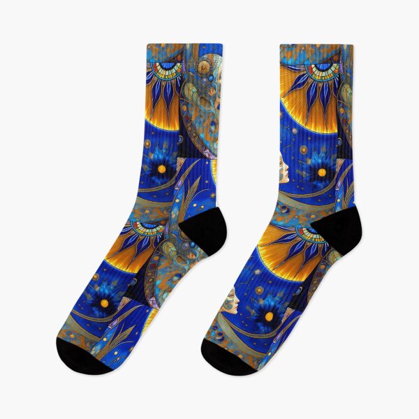 Item preview, Abstract Sun Moon Art  designed and sold by TheDarkWardrobe.