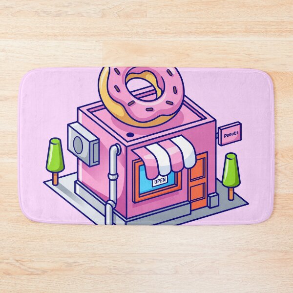 Item preview,  Donut Shop Building Isometric Cartoon Vector Icon Illustration designed and sold by hjian8219.