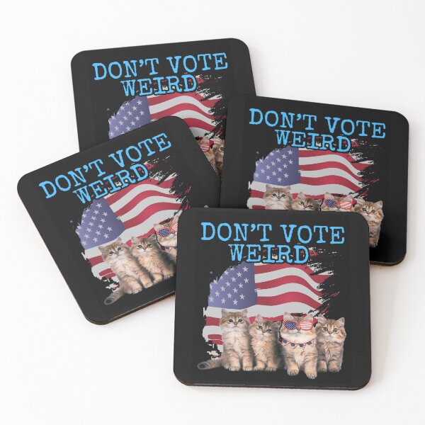 Item preview, Don't Vote Weird Vote Blue 2024 Save Democracy Political Design designed and sold by EarthArtDesigns.