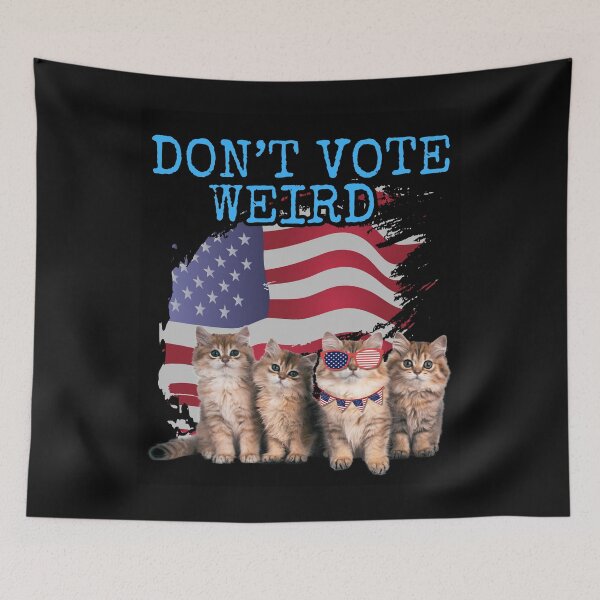 Item preview, Don't Vote Weird Vote Blue 2024 Save Democracy Political Design designed and sold by EarthArtDesigns.