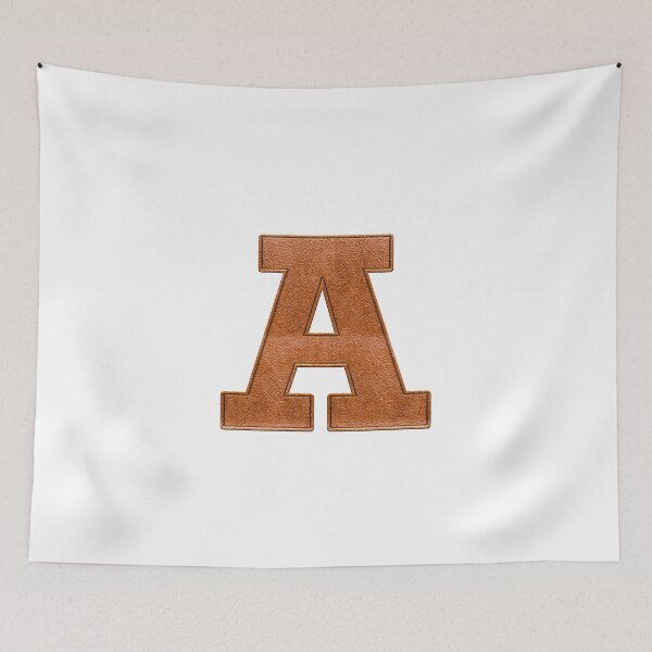 Item preview, A - Leather Varsity Letter Patches on White designed and sold by Monograms Ultd.
