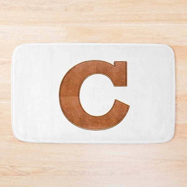 Item preview, C - Leather Varsity Letter Patches on White designed and sold by Monograms Ultd.