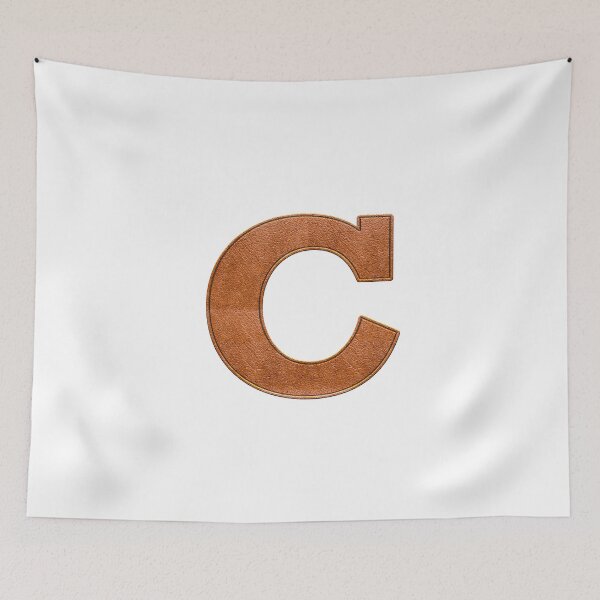 Item preview, C - Leather Varsity Letter Patches on White designed and sold by Monograms Ultd.