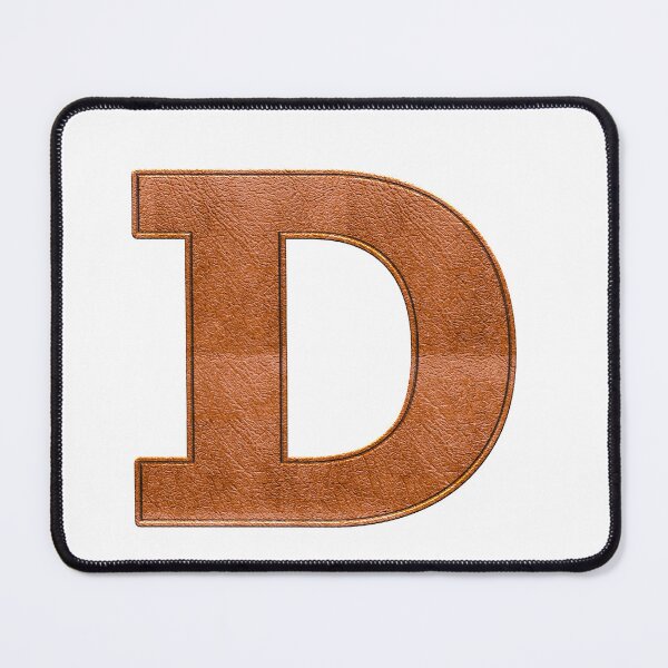 Item preview, D - Leather Varsity Letter Patches on White designed and sold by Monograms Ultd.