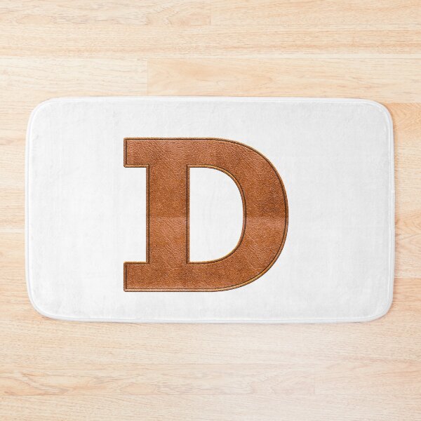 Item preview, D - Leather Varsity Letter Patches on White designed and sold by Monograms Ultd.