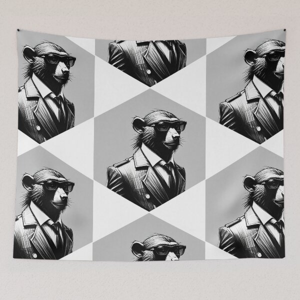 Item preview, Baboon with Sunglasses designed and sold by AbsoluteA.