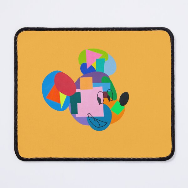 Item preview, The Shape of Mickey on Orange designed and sold by Art-by-Lark.