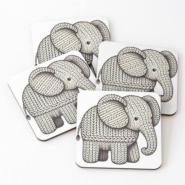 Item preview, Knit Elephant designed and sold by improv-biber.