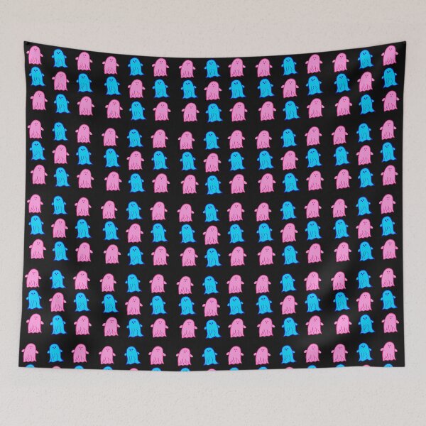 Item preview, Pink and Blue Halloween Ghosts  designed and sold by DanielleGensler.