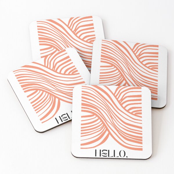 Item preview, Hello Gorgeous Orange Swirl Retro designed and sold by amyshira7.